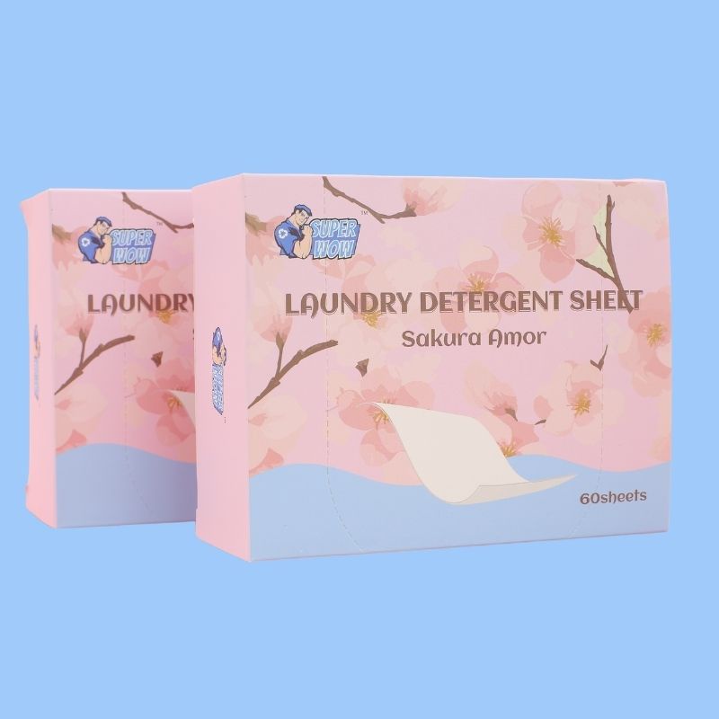 Sakura Amor -Laundry Detergente Hojas de marca OEM Fabricante