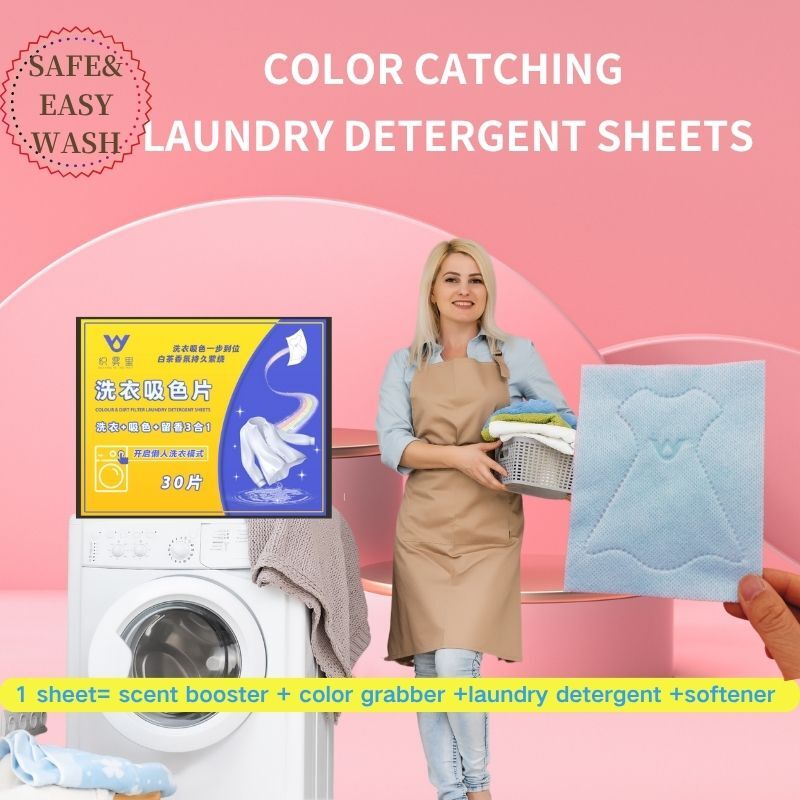 Presentamos nuestras revolucionarias toallitas para el lavado 4 en 1: el futuro del cuidado de la ropa